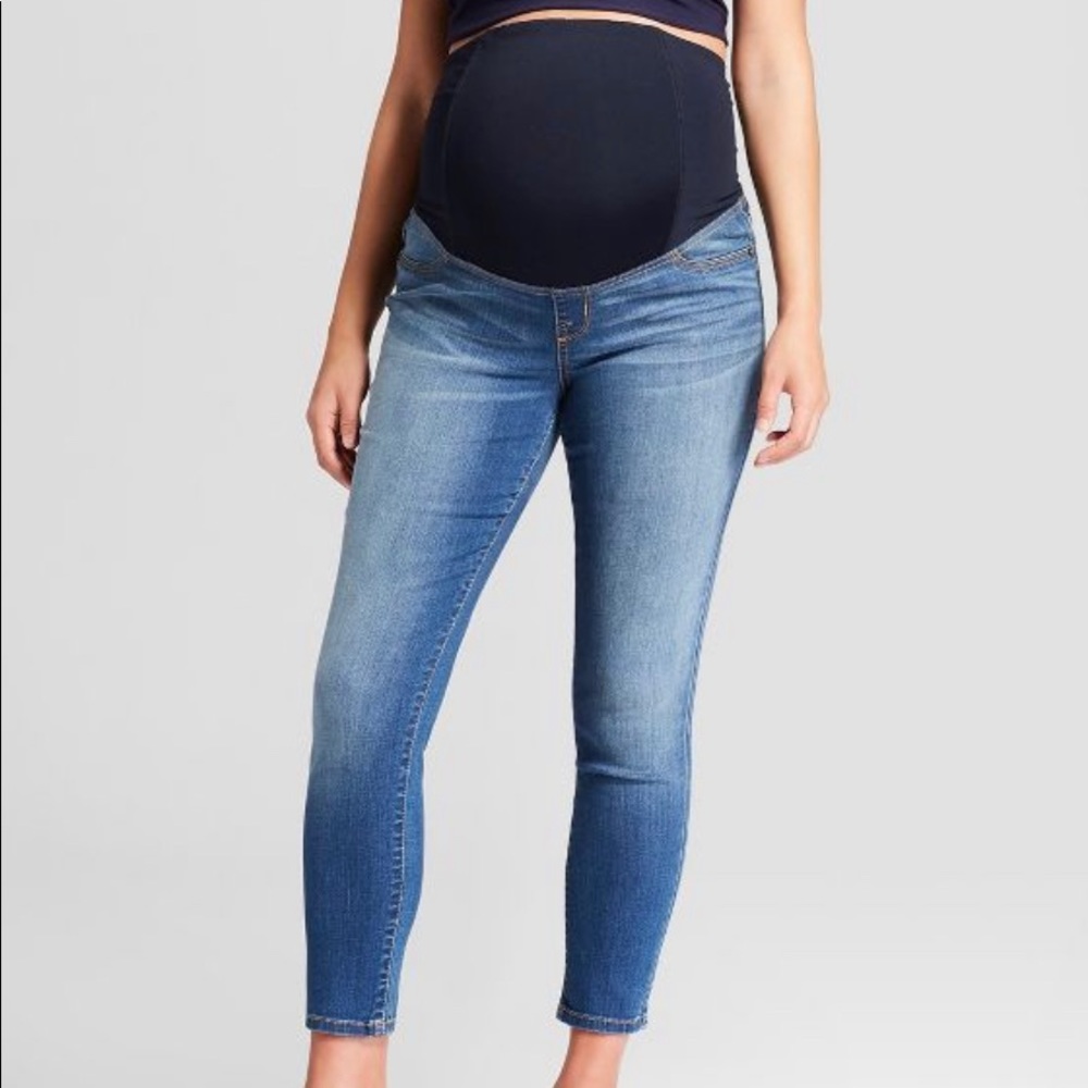 Isabel Maternity Skinny Crop Jeans